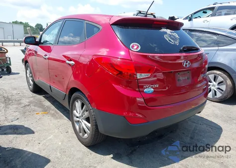 2013 Hyundai Tucson Limited from USA, damaged, VIN KM8JUCAC6DU767011